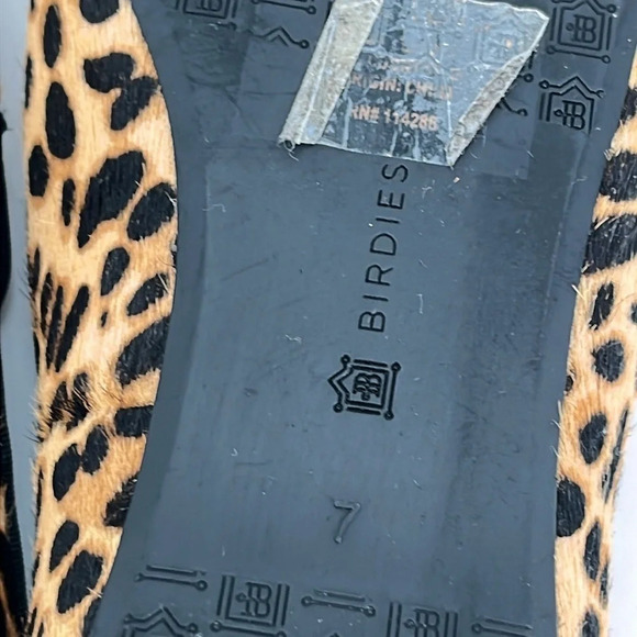 Birdie's Starling Flat in Cheetah Calf Hair - Size 7 - Picture 10 of 10